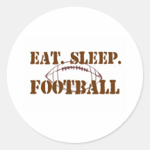 Eat.Sleep.Football Autocollants