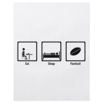 Eat, Sleep, Football - Football Lover Flyers