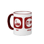 Eat. Sleep. Football. Mug