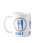 Eat Sleep Game Again - Gamer, geek video games Mug