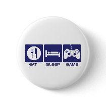 Eat Sleep Game Button