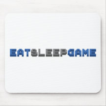 EAT SLEEP GAME - Gamer Gaming Video Games Mouse Pad