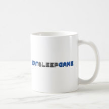 EAT SLEEP GAME - Gamer Gaming Video Games Coffee Mugs