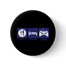 Eat Sleep Game Pins