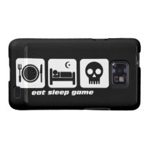 eat sleep game samsung galaxy SII covers