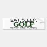 Eat Sleep Golf Bumper Sticker