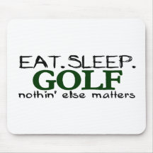 Eat Sleep Golf Mousepad