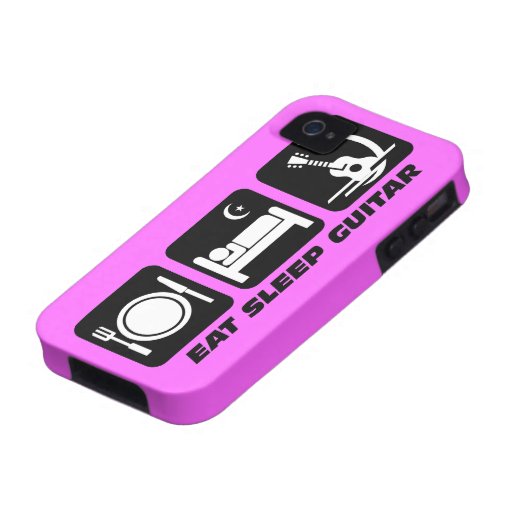 eat sleep guitar iPhone 4/4S cover