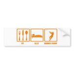 Eat Sleep Hammer Throw Bumper Stickers