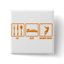 Eat Sleep Hammer Throw Buttons