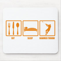 Eat Sleep Hammer Throw Mouse Mat