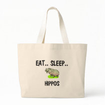 Eat Sleep HIPPOS Canvas Bag