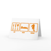 Eat Sleep Hockey Cards
