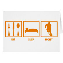 Eat Sleep Hockey Cards