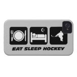 eat sleep hockey iPhone 4 cover