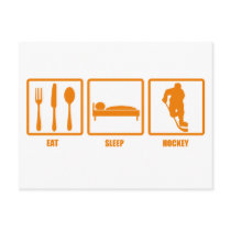Eat Sleep Hockey Post Cards