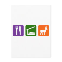 Eat Sleep Hunting Post Cards