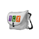 Eat Sleep Ice Skating Courier Bag