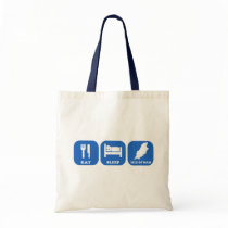 Eat Sleep Isle Of Man Canvas Bag