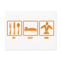 Eat Sleep Judo Post Cards