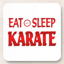 Eat Sleep Karate Coasters