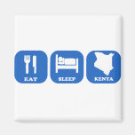Eat Sleep Kenya Magnet