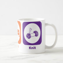 Eat Sleep Knit Mug