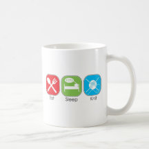 Eat Sleep Knit Mug