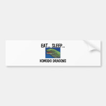 Eat Sleep KOMODO DRAGONS Bumper Sticker