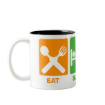 EAT SLEEP LINUX COFFEE MUG