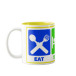EAT SLEEP LISTEN MUG