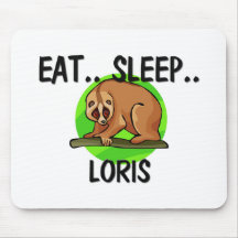 Eat Sleep LORIS Mouse Pad