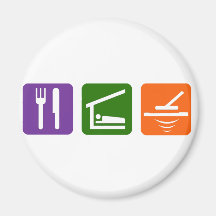 Eat Sleep Metal Detector Magnets