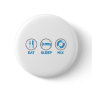 Eat, Sleep, Mix Again - DJ Disc Jockey Music Deck Pins