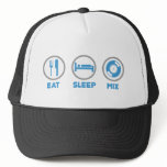 Eat, Sleep, Mix Again - DJ Disc Jockey Music Deck Hats