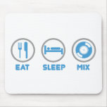 Eat, Sleep, Mix Again - DJ Disc Jockey Music Deck Mouse Mats
