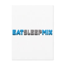 Eat Sleep Mix Post Cards
