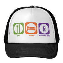 Eat Sleep Mountain Bike Trucker Hat