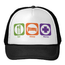 Eat Sleep Nurse Mesh Hats