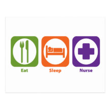 Eat Sleep Nurse Post Cards