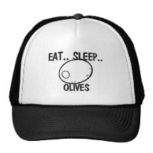 Eat Sleep OLIVES Mesh Hat