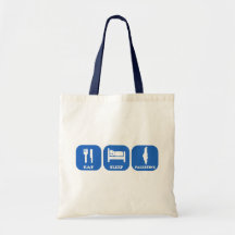 Eat Sleep Palestine Canvas Bags