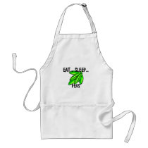 Eat Sleep PEAS aprons