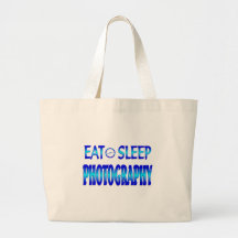 Eat Sleep Photography Canvas Bags