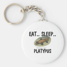 Eat Sleep PLATYPUS Keychain