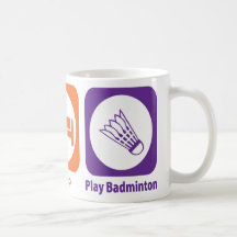 Eat Sleep Play Badminton Mug