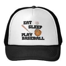 Eat, Sleep, Play Baseball Trucker Hat