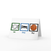 Eat Sleep Play Basketball Cards