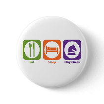 Eat Sleep Play Chess Pins