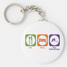 Eat Sleep Play Field Hockey Keychain